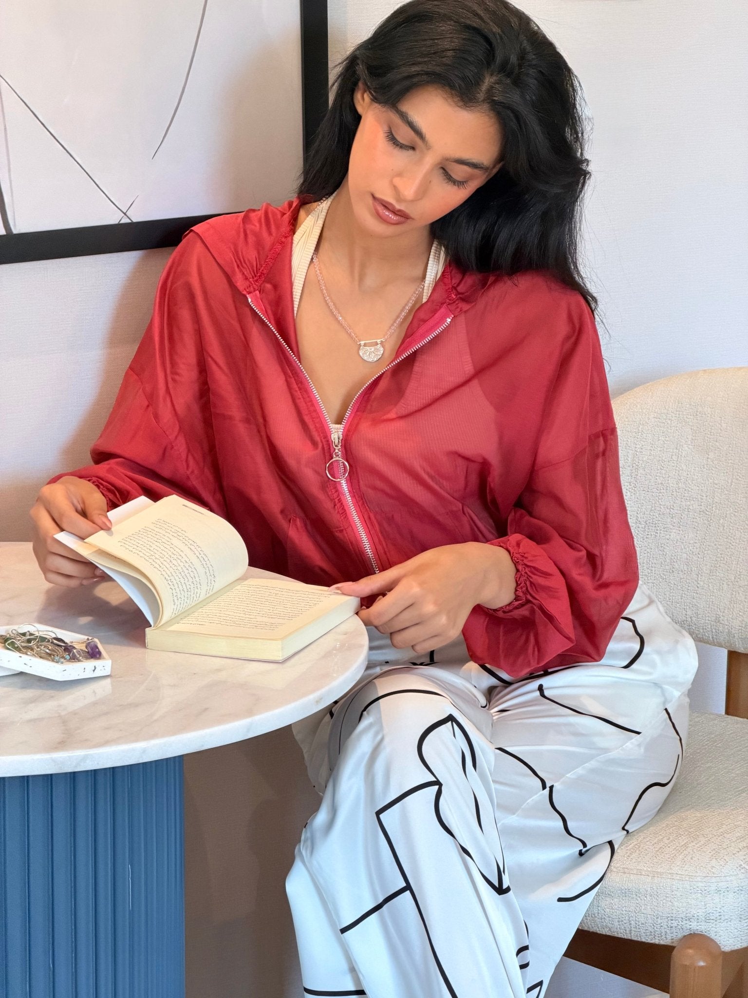 Organza Bomber Jacket - Cozy Up