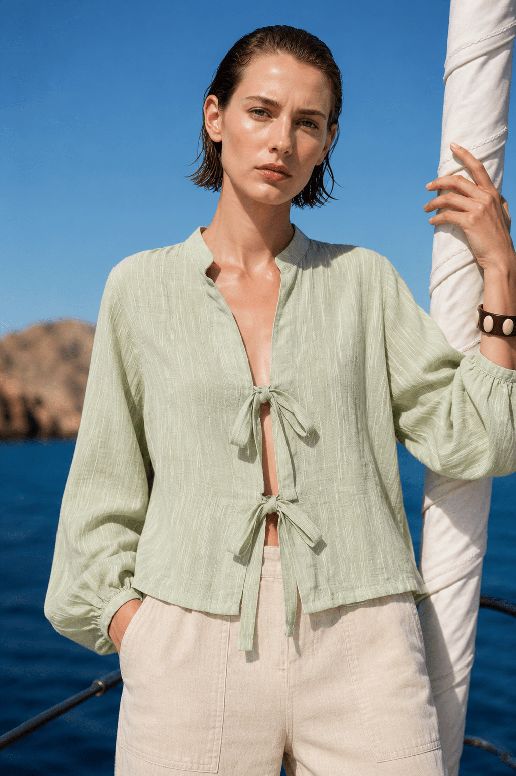 Tie Shirt - Cozy Up