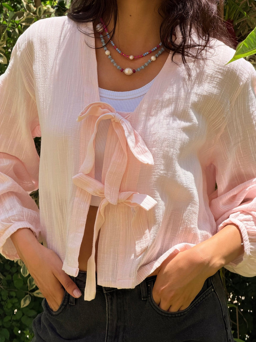 Tie Shirt - Cozy Up