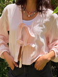 Tie Shirt - Cozy Up