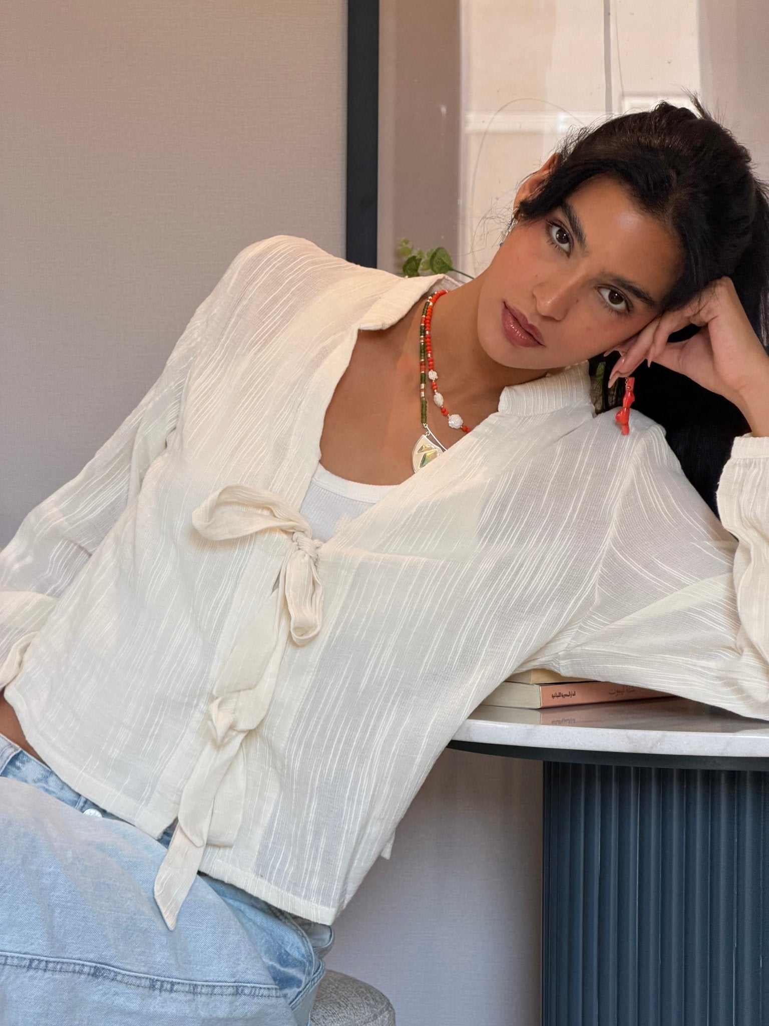 Tie Shirt - Cozy Up