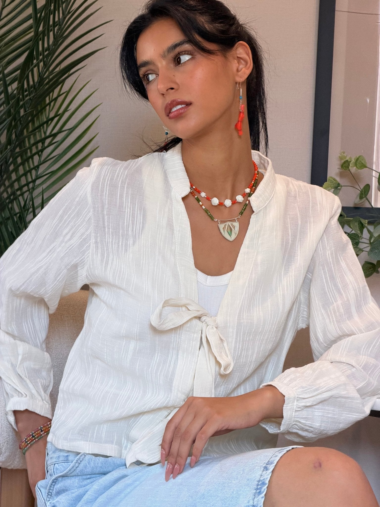 Tie Shirt - Cozy Up