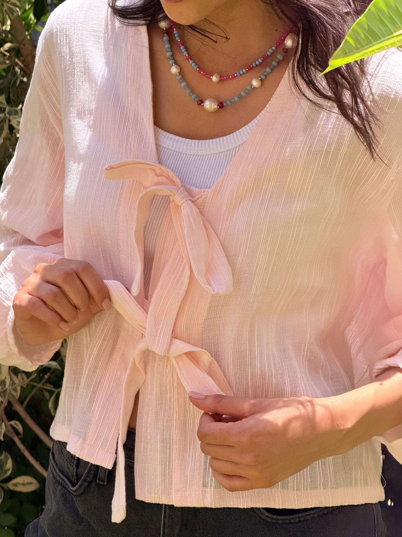 Tie Shirt - Cozy Up